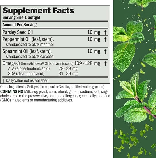 ANDREW LESSMAN Breath Plus 60 Softgels - Natural Breath Freshener, Helps Eliminate Odors from Food, Smoking, Morning Breat...