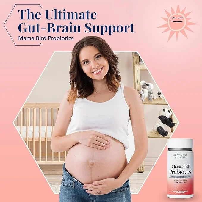 Best Nest Wellness Mama Bird Probiotics 50 Billion 30 Capsules