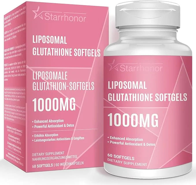 Liposomal Glutathione Softgels 1500MG, Reduced Glutathione 60 Softgels