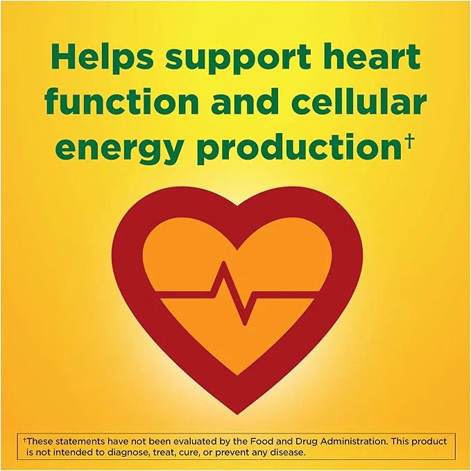 Nature Made CoQ10 200 mg, Dietary 100 Softgels, 100 Day