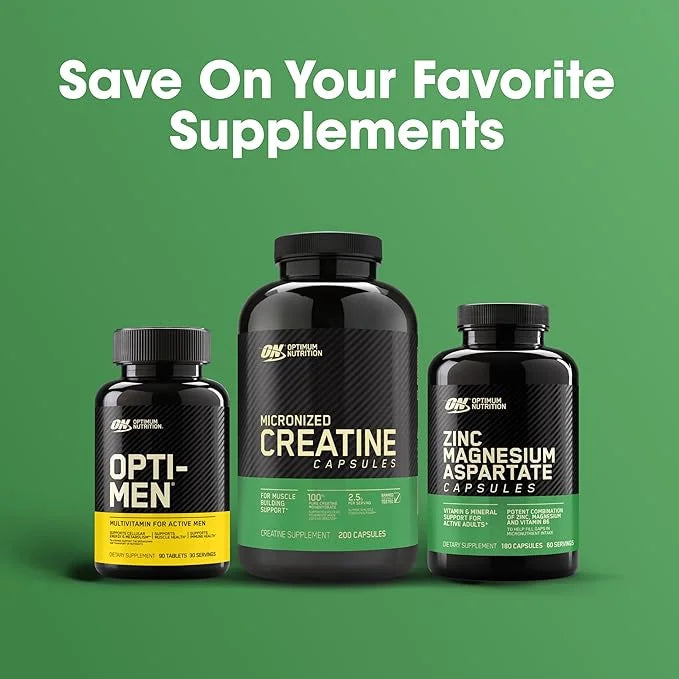 Optimum Nutrition Opti-Men, Vitamin C, Zinc B12 for 150 Count