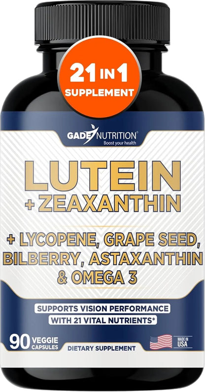 Lutein and Zeaxanthin Supplements 3, Resveratrol,