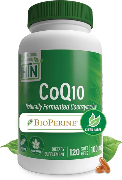 Health Thru Nutrition CoQ-10 100mg 60 Softgels Q10 | 3rd Party