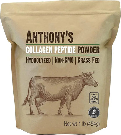 Anthony's Collagen Peptide Powder, 1 lb,