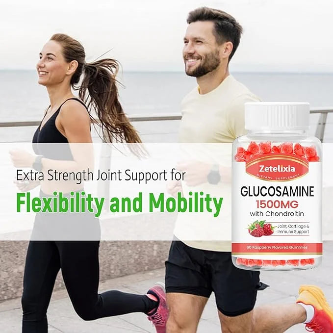 Glucosamine Chondroitin Gummies with MSM, Turmeric 60 Count