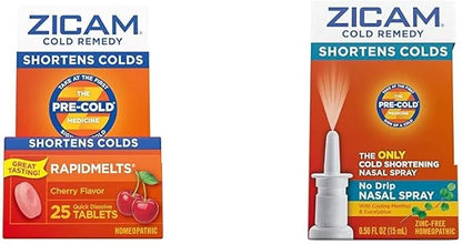 Zicam Cold Remedy, Cherry Rapidmelts (25 (0.5 Ounce)