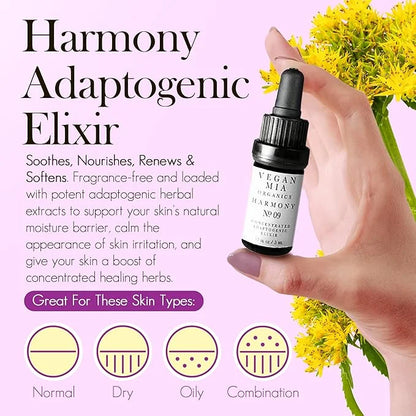 USDA Organic Concentrated Elixirs Mini Discovery Kit Skincare Face Oil: Clarity Brightening & Balancing, Strength Antioxid...