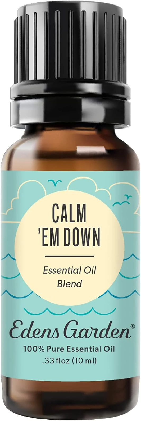 Edens Garden Calm 'Em Down OK for Kids Essential Oil Synergy Blend, 100% Pure Therapeutic Grade (Undiluted Natural/Homeopa...