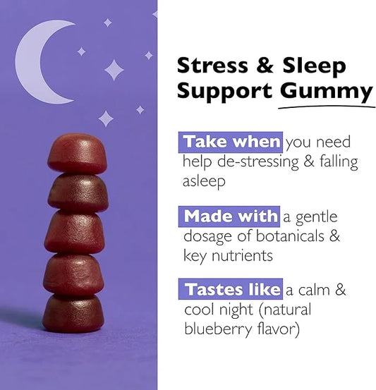 Bach RESCUE PLUS Sleep & Stress 1mg Melatonin, B6, Natural 60 Count