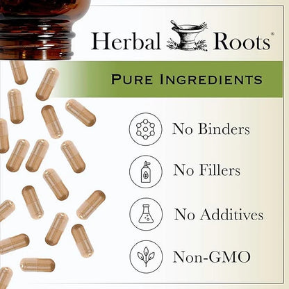 Herbal Roots Black Elderberry Capsules 4,300mg |