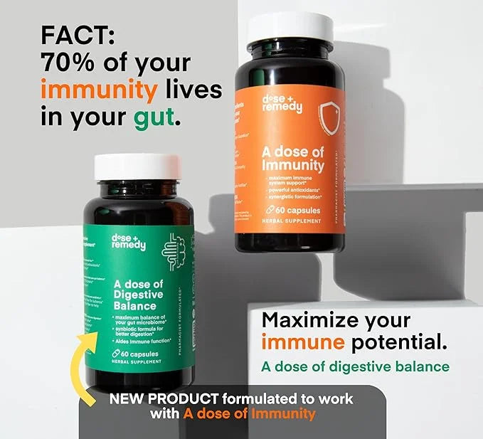 A Dose of Immunity Quercetin 500mg Quercetin 7 in 1 Immune 180 Count