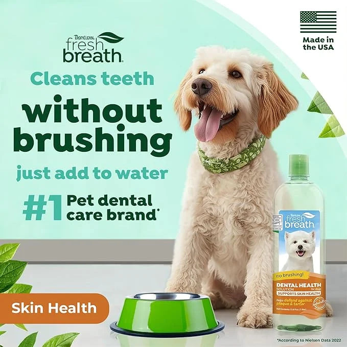 TropiClean Fresh Breath with Omega 3 6 for 33.8 oz