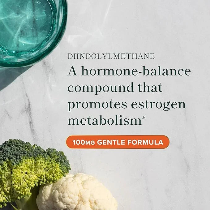 DIM Supplement 100 mg | Estrogen Balance for Women & Men | Diindolylmethane for Hormone Balance, Hormonal Acne, Menopause ...