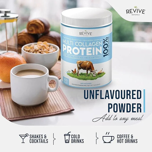 Revive Naturals Multi Collagen Hydrolyzed Protein (16oz) -