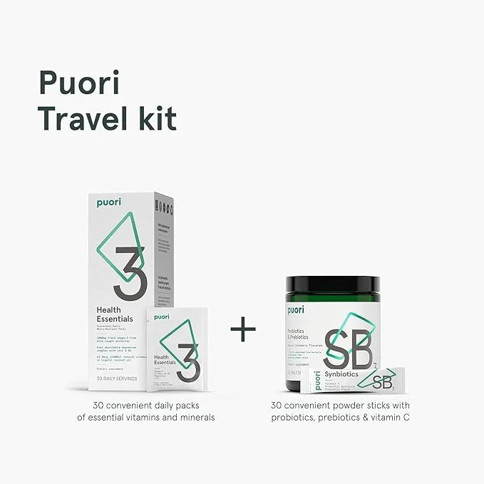 Puori Probiotics and Prebiotics Dietary Supplement 13 Billion 30 Servings 4g, Vitamin 200mg - SB3 Bifidobacterium,