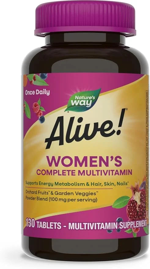 Nature's Way Alive! Daily Complete Multivitamin 130 Tablets, 130 Tablets