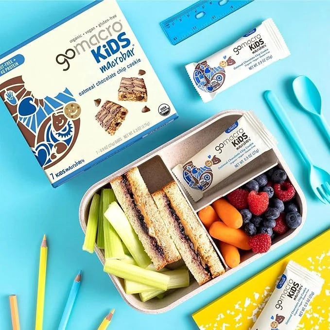 GoMacro Kids MacroBar – 5 Flavor Assortment - (0.90 Ounce Bars, 28 Count) - Product Image
