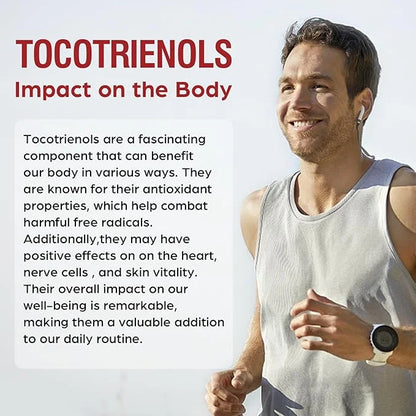 Tocotrienol Supplement Full Spectrum, Cutting-edge Fusion 800mg,Powerful Antioxidant,Cardiovascular,Highest -120 Liquid-Fi...