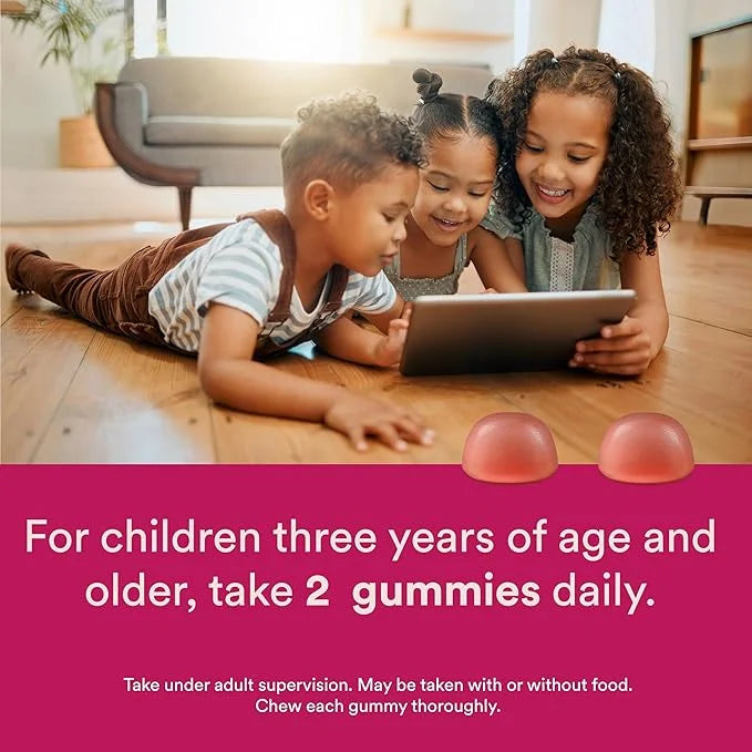 SmartyPants Kids Probiotic Immunity Gummies: Prebiotics 60 Count (30 Day