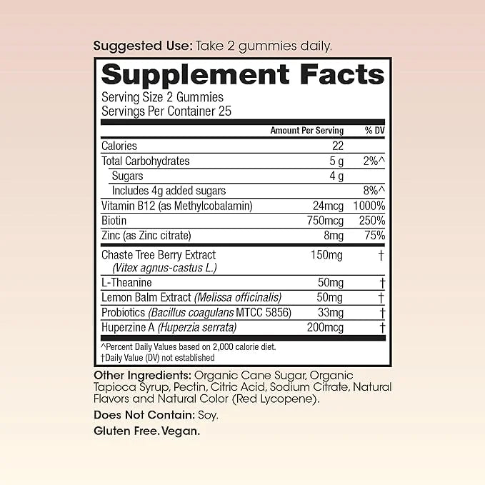 Winged Wellness Teen Queen Multivitamins for Teen Girls - Helps with Mood and Hormonal Health - for Ages 13+, Vegan & Glut...