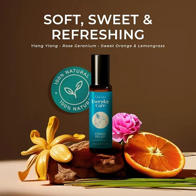 Gya Labs Stress Relief Essential Oil 100% Pure (0.34 fl