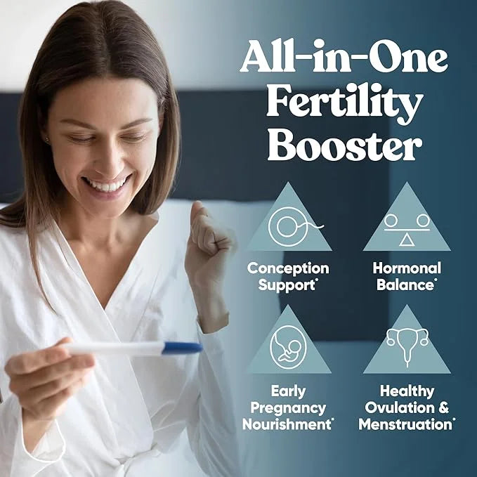 Conception Fertility Supplements for Women – Aids Ovulation, Hormonal Balance, & Regular Cycles – Prenatal Vitamin Support...