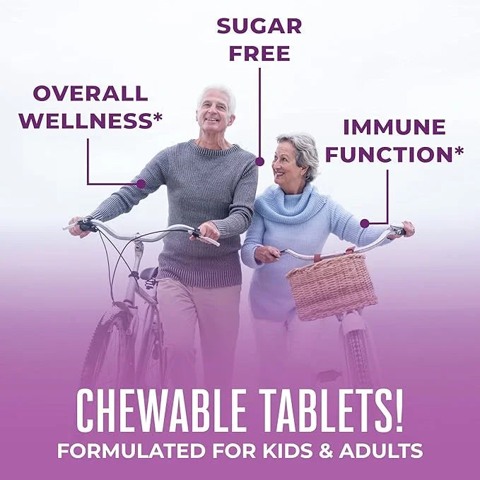 MaryRuth's Elderberry + Vitamin C Chewable Tablets 3 Month 90 Servings