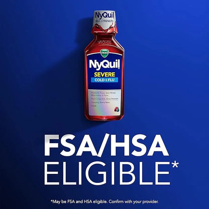 Vicks NyQuil SEVERE Cold, Flu, and 2x12 fl
