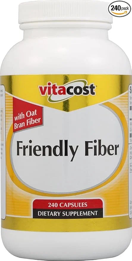 Vitacost Friendly Fiber 240 Capsules