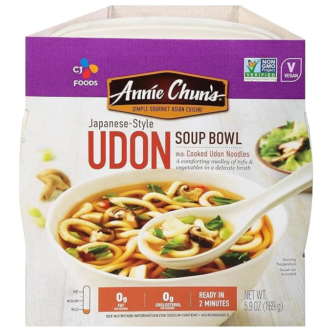 Annie Chun's Soup Bowl, Japanese Style Udon, Non GMO, Vegan, 5.9 Oz (Pack of 6) - Product Image