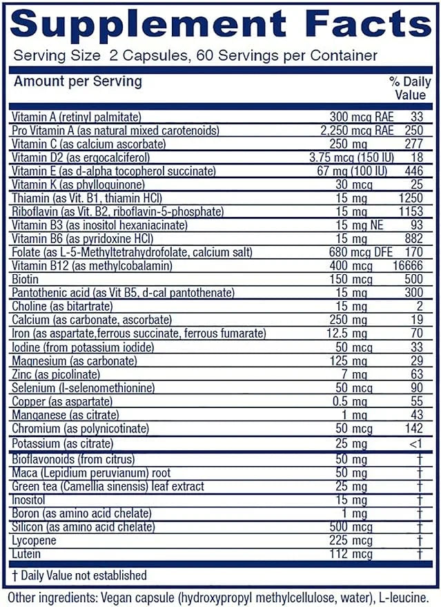 Vitanica FemTeen Symmetry, Vitamins for Teens, 120 Capsules