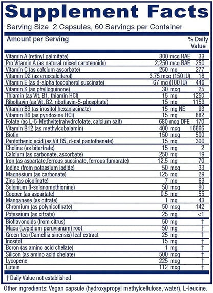 Vitanica FemTeen Symmetry, Vitamins for Teens, 120 Capsules