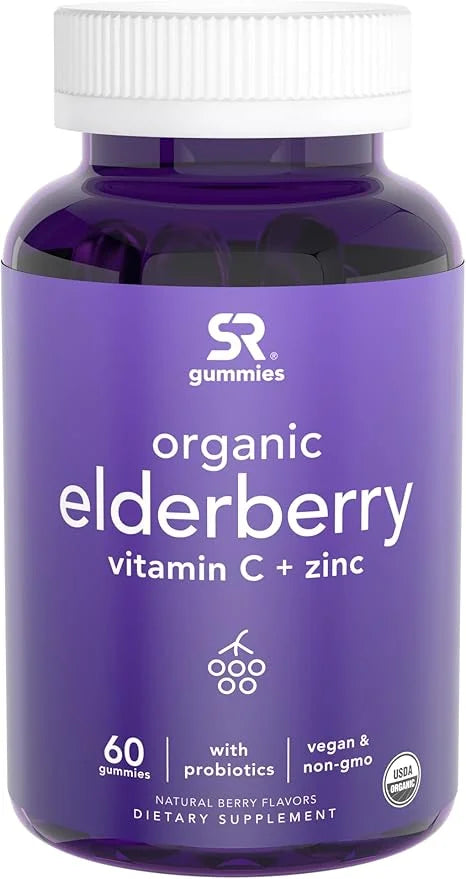 Sports Research Elderberry Gummies Concentrate (60 Gummies)