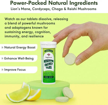 Natural Energy Tablets 8 Powerful 50mg Caffeine 10 Servings