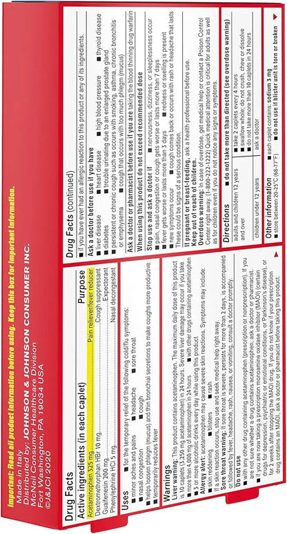 Tylenol Cold + Flu Severe Medicine 24 ct.