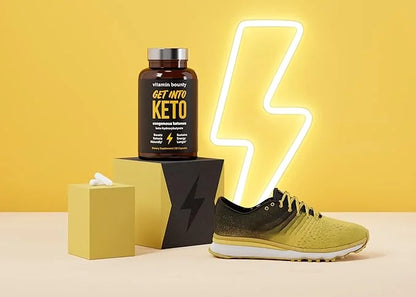 Vitamin Bounty Get Into Keto Pills - Premium Raspberry Ketones, Promotes Ketosis for Women and Men, Supports Keto Diet, Gr...