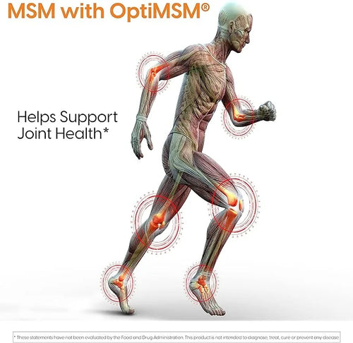 Doctor's Best MSM with OptiMSM, Non-GMO, 1500 mg, 120 Tablets (DRB-00097)