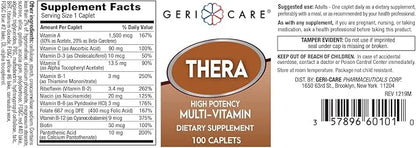 GeriCare Thera High Potency Multivitamin Caplets, 100 Count 1)
