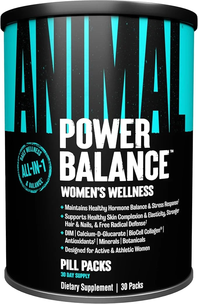 Animal Power Balance – Women's Alpha F Comprehensive Formula – Supports Hormonal Balance, Complexion, Hair, Nails, Mood an...