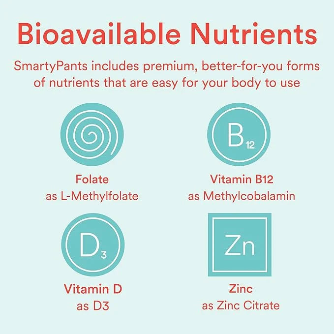 SmartyPants Organic Kids & Toddler Multivitamin 3 (ALA), D3, C, B12, B6, B6, Vitamin K2 & 180 Count