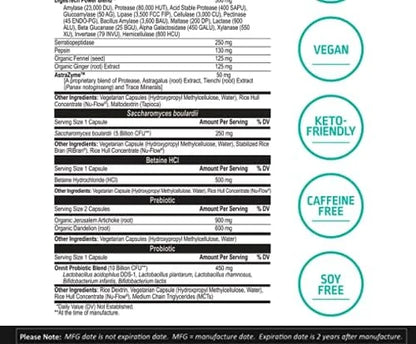 ONNIT Total Gut Health 5 Strains 2 Pack