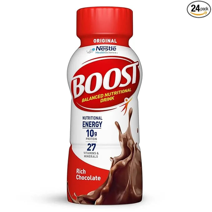 BOOST Original Nutritional Drink, Rich Chocolate, 8 Fl 24)