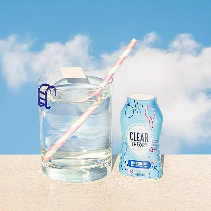 Clear Theory Water Flavoring Drops with Electrolytes, Water Enhancer Liquid Flavored Water Drink Mix, Hydration for Kids, ...