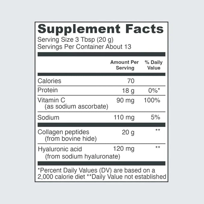 Vital Proteins Collagen Powder Supplement Hydrolyzed 9.33oz