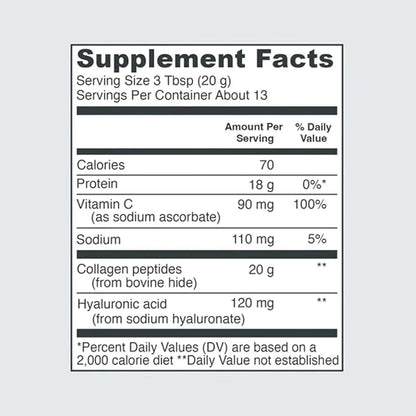 Vital Proteins Collagen Powder Supplement Hydrolyzed 9.33oz
