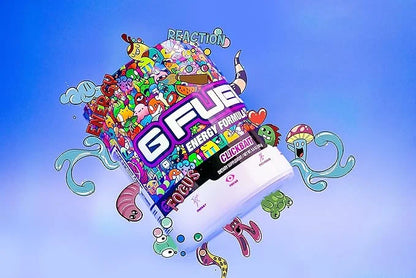 G Fuel Clickbait Energy Drink Powder, Pre Workout Caffeine Mix for Gaming, Sugar Free Focus Amino, Vitamin + Antioxidants,...