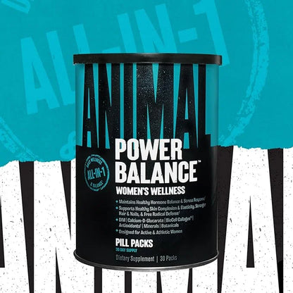 Animal Power Balance – Women's Alpha F Comprehensive Formula – Supports Hormonal Balance, Complexion, Hair, Nails, Mood an...