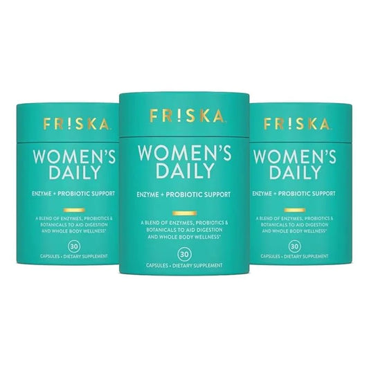 FRISKA Women’s Daily Digestive Enzyme and 90 Capsules