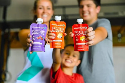 Designer Wellness Protein Smoothie, Real Fruit, 12g Protein, Low Carb, Zero Added Sugar, Gluten-Free, Non-GMO, No Artifici...