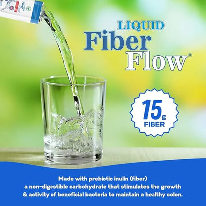 Liquid Fiber Flow Sugar-Free Prebiotic Inulin 25 Packets